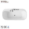 Modern Luxury Freestanding White Common Bathroom Bath Tub Acrylic Bathtub